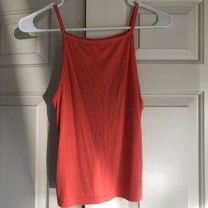 Coral Halter Tank Top